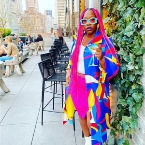 Abstract Art Trench Coat